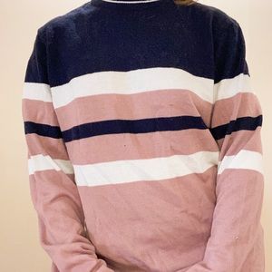 Pink Stripe Sweater